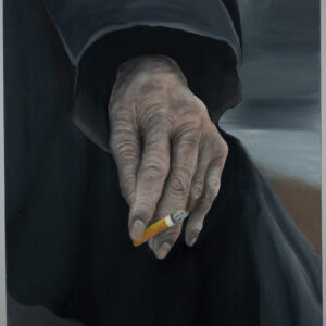 Cigarette. Arie Perelman. Oil on Canvas.