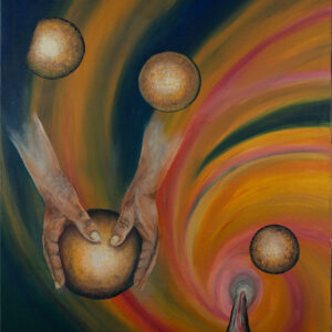 World Creation Galaxy. Arie Perelman. Oil on Canvas.