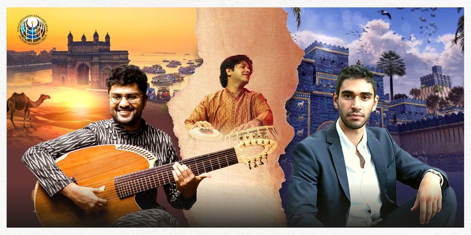 Bombay to Babylon: Music along the Silk Road – featuring Vishnu R, Moshe Elmakias, Nittin Mitta